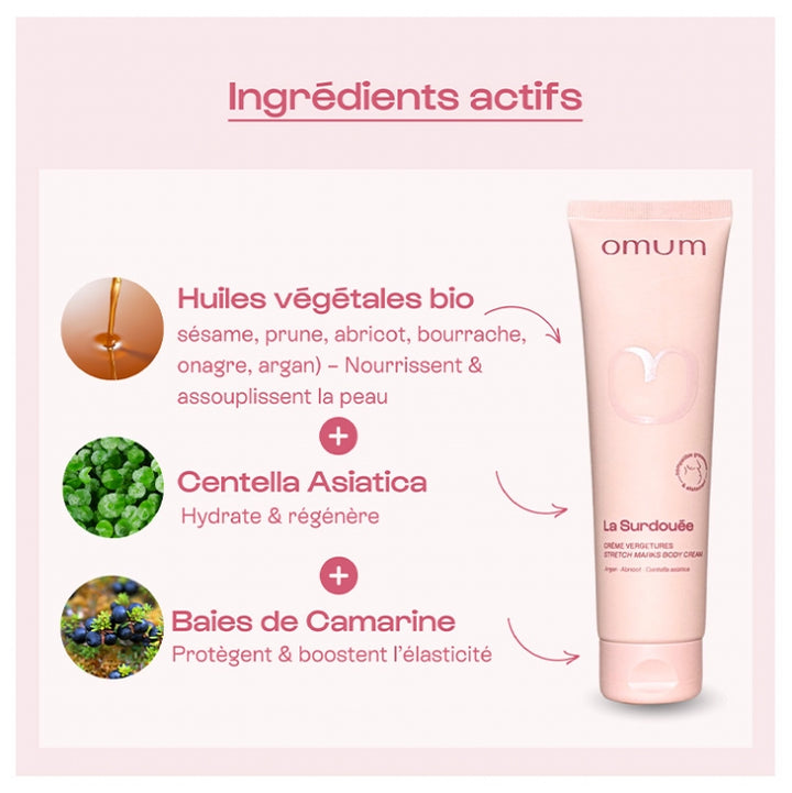 Omum La Surdouée Anti-Stretch Mark Cream 150ml (5.07fl oz)
