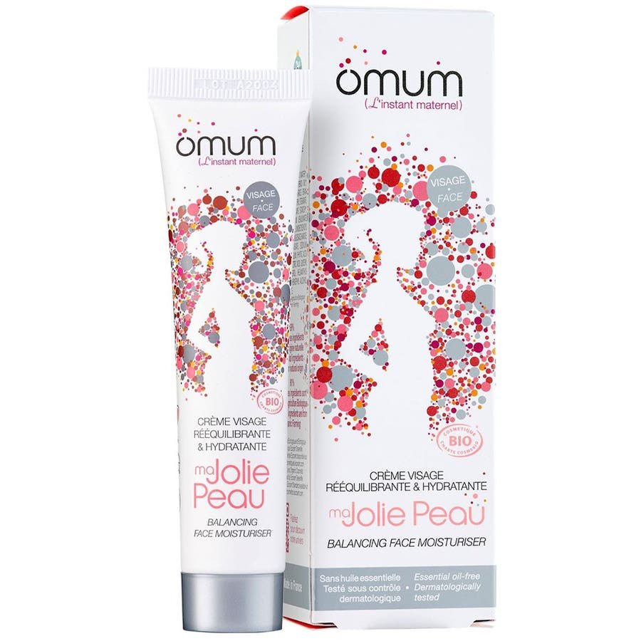 Omum Ma Jolie Peau Moisturising And Rebalancing Organic Face Cream 40ml (1.35fl oz) - FrenchBeautyHub