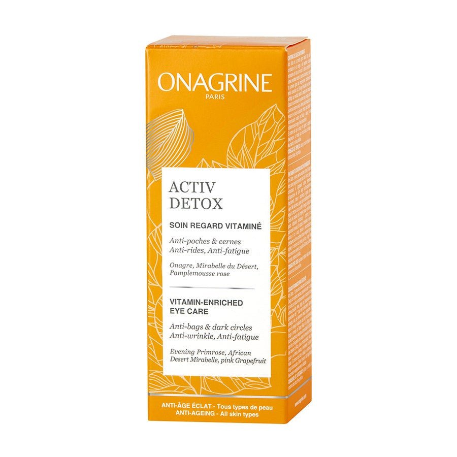 Onagrine Activ Detox Eye Contour Anti - Aging Vitamin C Brightening Care 15ml (0.50 fl oz) - FrenchBeautyHub
