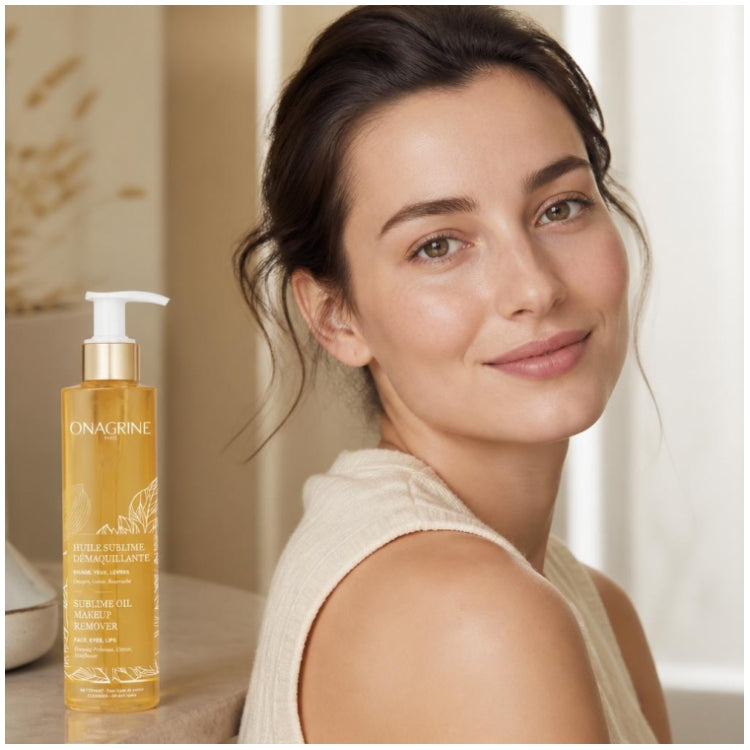 Onagrine Sublime Oil Makeup Remover for Face, Eyes, and Lips 200ml (6.76fl oz)