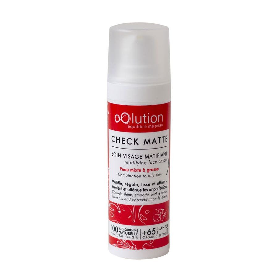 oOlution Check Matte Matifying Facial treatments Combination to oily skin 30ml (1.01fl oz) - FrenchBeautyHub