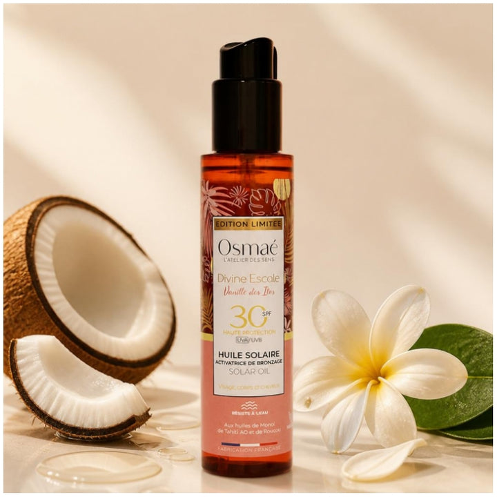 Osmae Sunscreen Oil SPF30 with Tanning Activator 150ml (5.07fl oz)