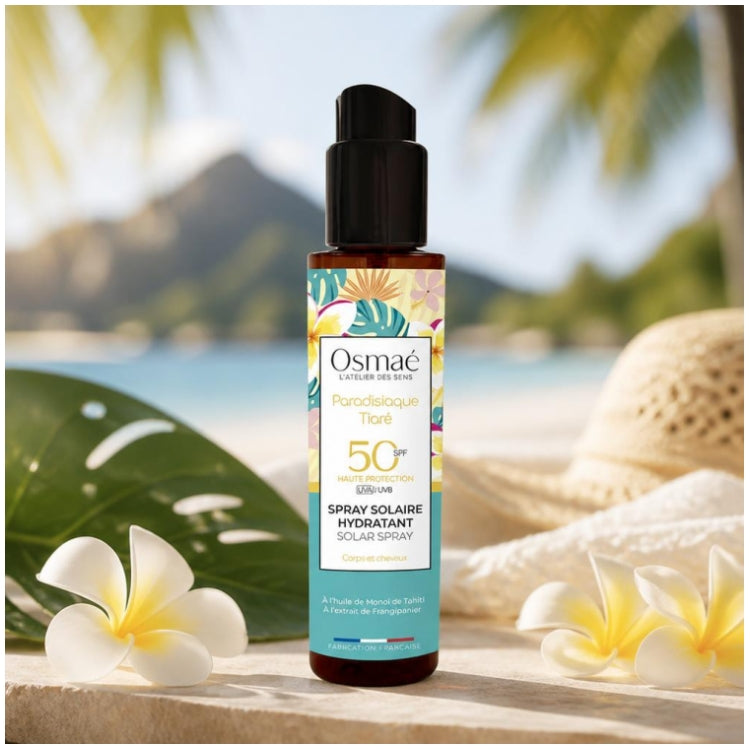 Osmae Paradisiac SPF50+ Hydrating Suncare Spray for Face and Body 150ml (5.07 fl oz)