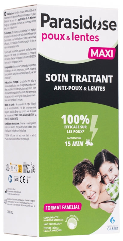PARASIDOSE Anti-Lice & Nits Treatment 200ml (6.76fl oz)