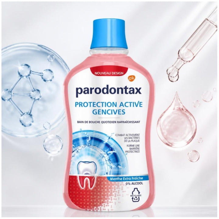 Parodontax Daily Mouthwash fresh mint flavour 500ml (16.91fl oz)