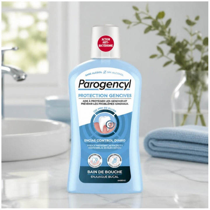 Parogencyl Gums mouthwash Anti-Bacterial action 500ml (16.91fl oz)
