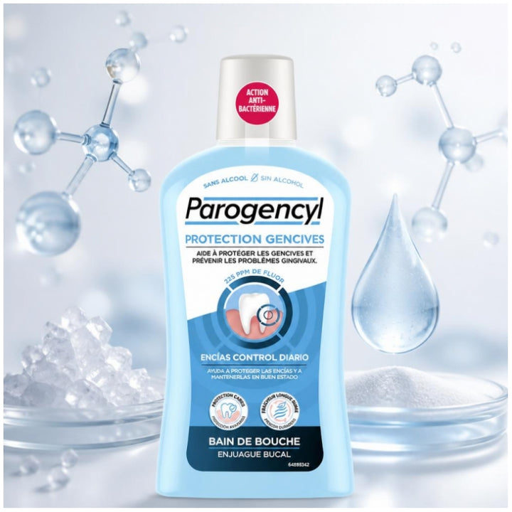 Parogencyl Gums mouthwash Anti-Bacterial action 500ml (16.91fl oz)