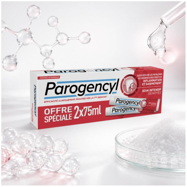 Parogencyl Intensive Gum Care Tandpasta 75ml x2