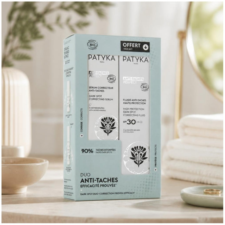 Patyka Anti-Blemish Perfect Duo Corrective Serum + High Protection Fluid SPF30 Bioes