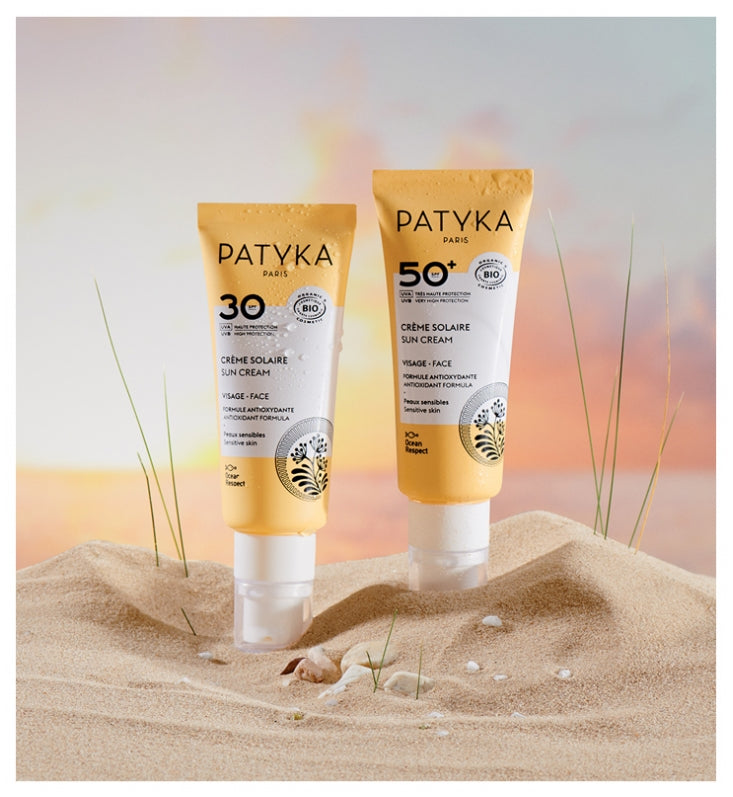 Patyka Sun Care Face Cream Organic Sunscreen SPF30 40ml (1.35fl oz)
