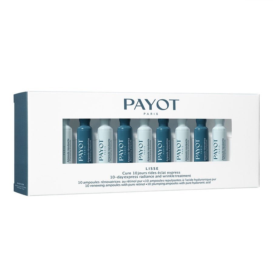 Payot Smoothing Express 10 - Day Wrinkle and Radiance Cure x 20 Ampoules - FrenchBeautyHub