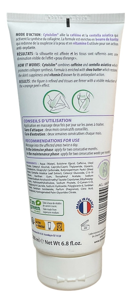 Cytolnat Cytolslim Slimming Cream 200ml (6.76fl oz)