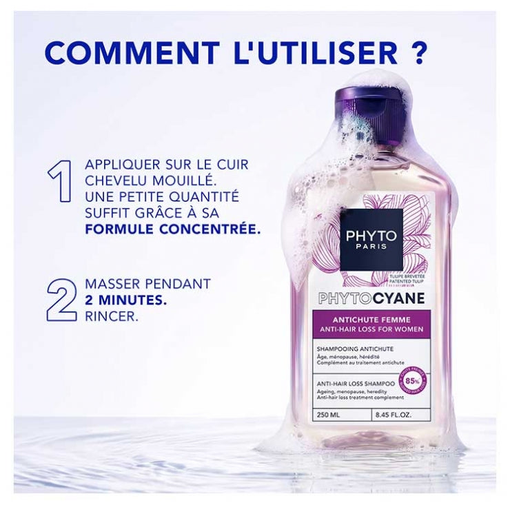 Phyto Phytocyane Invigorating Shampoo 250ml (8.45 fl oz)