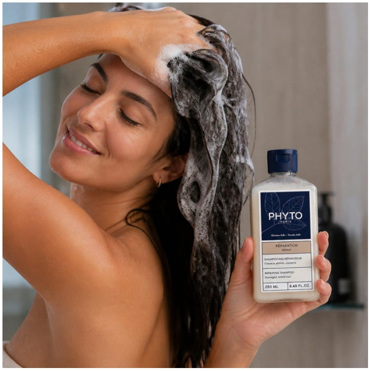 Phyto Réparateur Shampooing réparateur pour cheveux abîmés et cassants 200ml