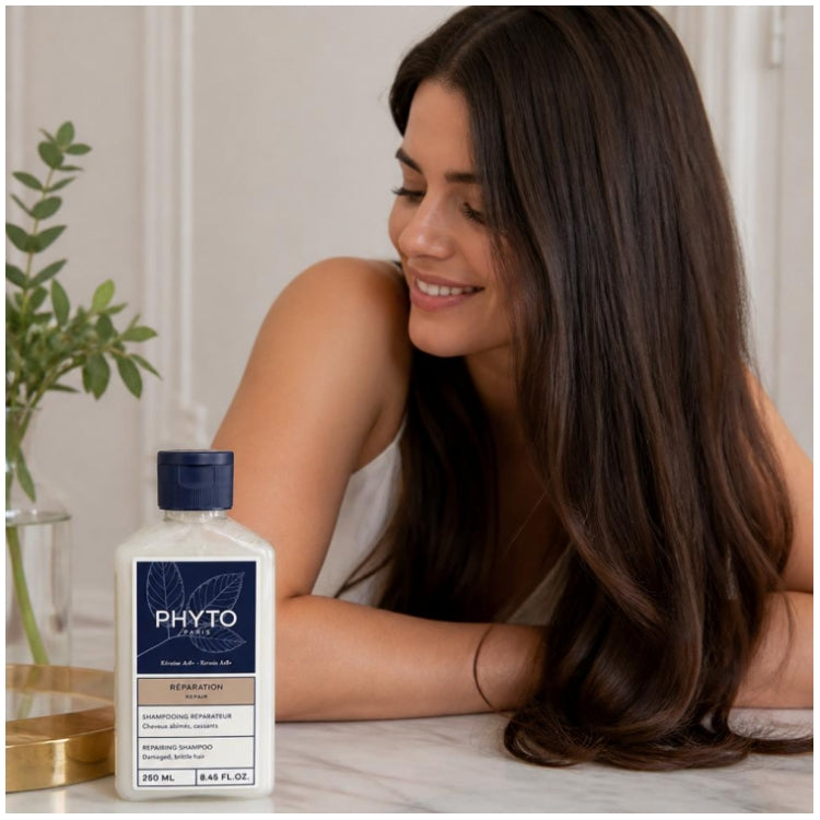 Phyto Réparateur Shampooing réparateur pour cheveux abîmés et cassants 200ml