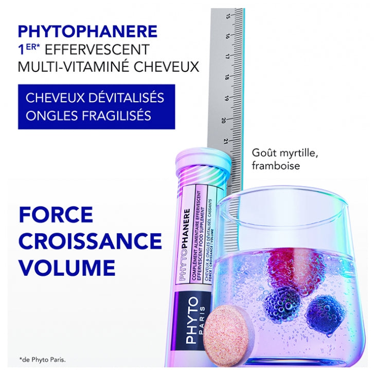 Phyto Paris Phytophanere Hair & Nails 2 x 15 effervescent tablets