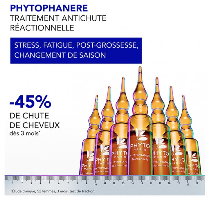 Phyto Paris Phytophanere Reactive Hair Loss Treatment 12 ampoules
