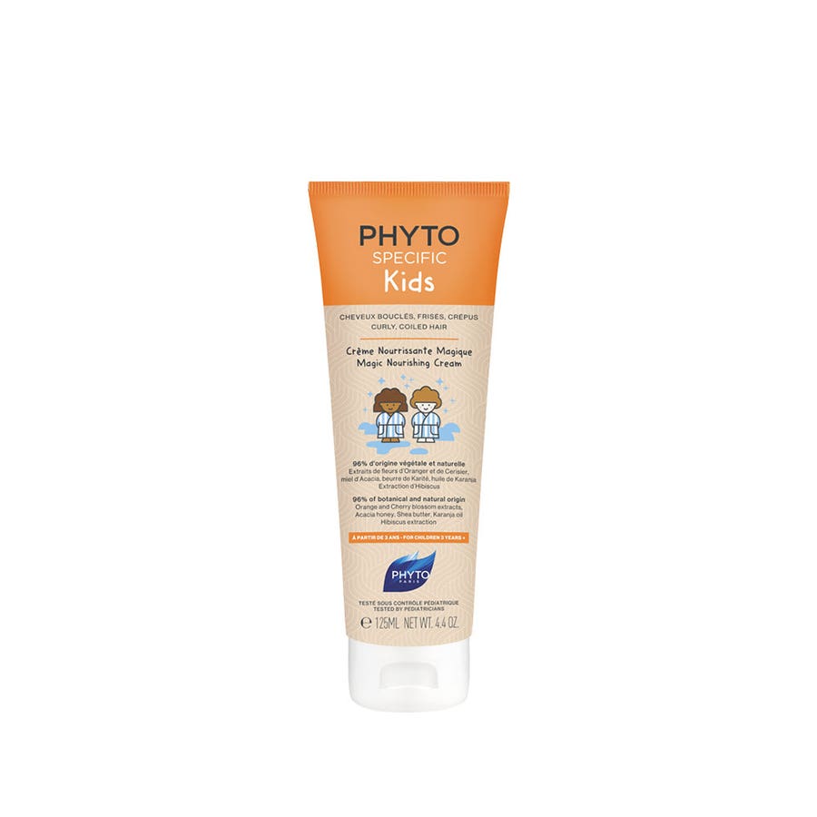 Phyto Phytospecific Kids Magic Nourishing Cream curly, frizzy, unruly hair 125ml (4.23fl oz) - FrenchBeautyHub