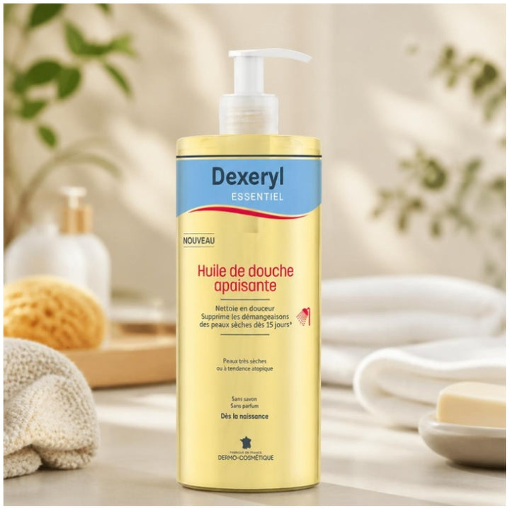Dexeryl Soothing shower oil Very dry or atopy-prone skin 500ml (16.90fl oz)