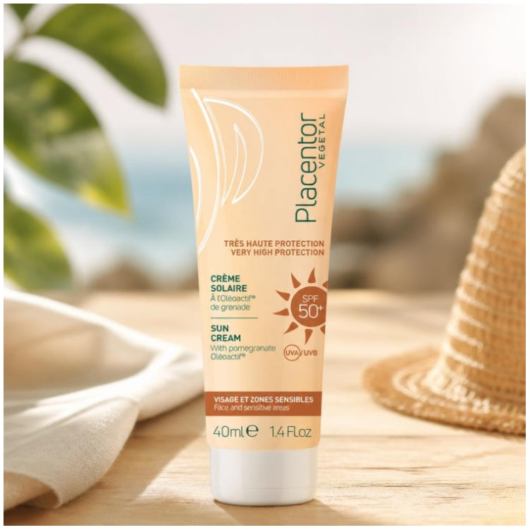 Placentor Végétal SPF50+ Zonnecrème voor gezicht en gevoelige zones 40ml