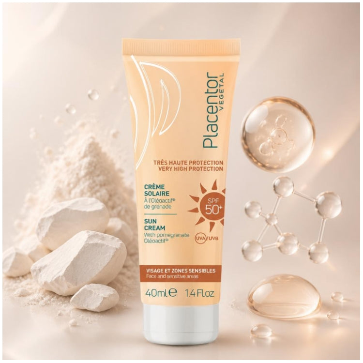 Placentor Végétal SPF50+ Zonnecrème voor gezicht en gevoelige zones 40ml
