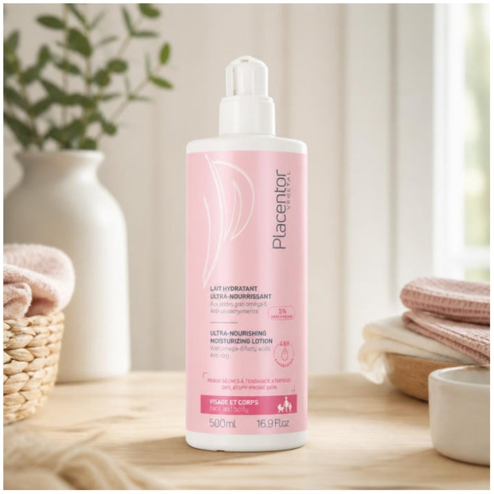 Placentor Végétal Leche corporal hidratante ultra-nutritiva 500ml
