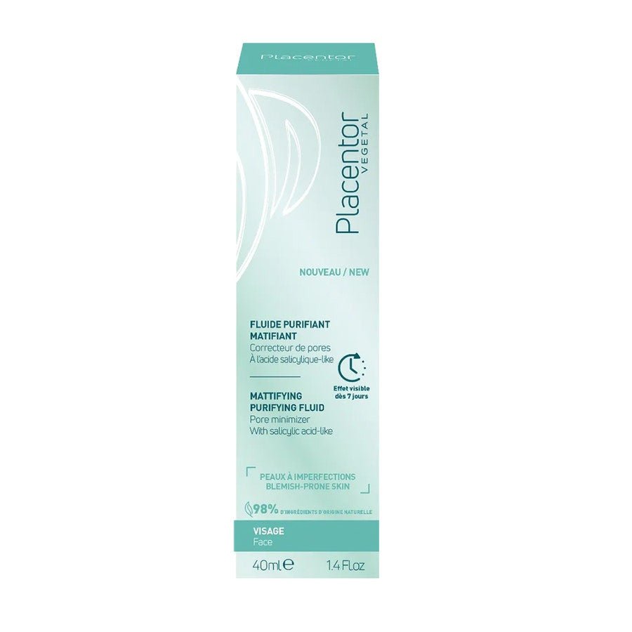 Placentor Vgtal Purifying Matifying Fluid Blemish - prone Skin 40ml (1.35fl oz) - FrenchBeautyHub