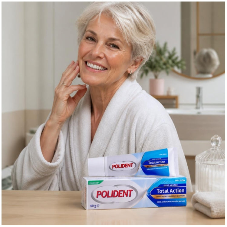 Polident Total Action Dental Fixing Cream 40g (1.41oz)