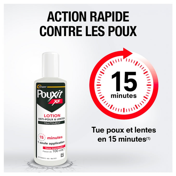 Pouxit XF لوشن مضاد للقمل والصئبان 2x100ml