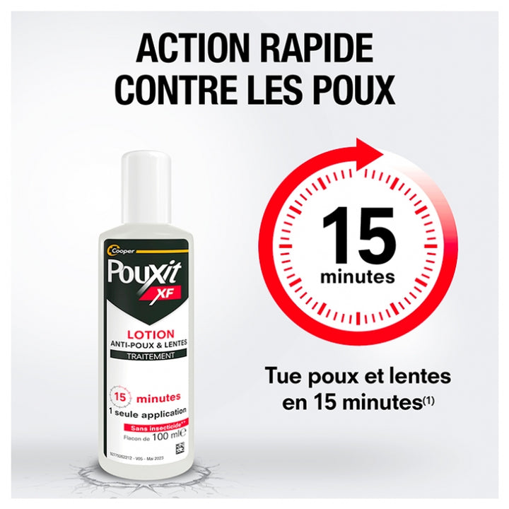 Pouxit XF لوشن مضاد للقمل والصئبان 2x100ml