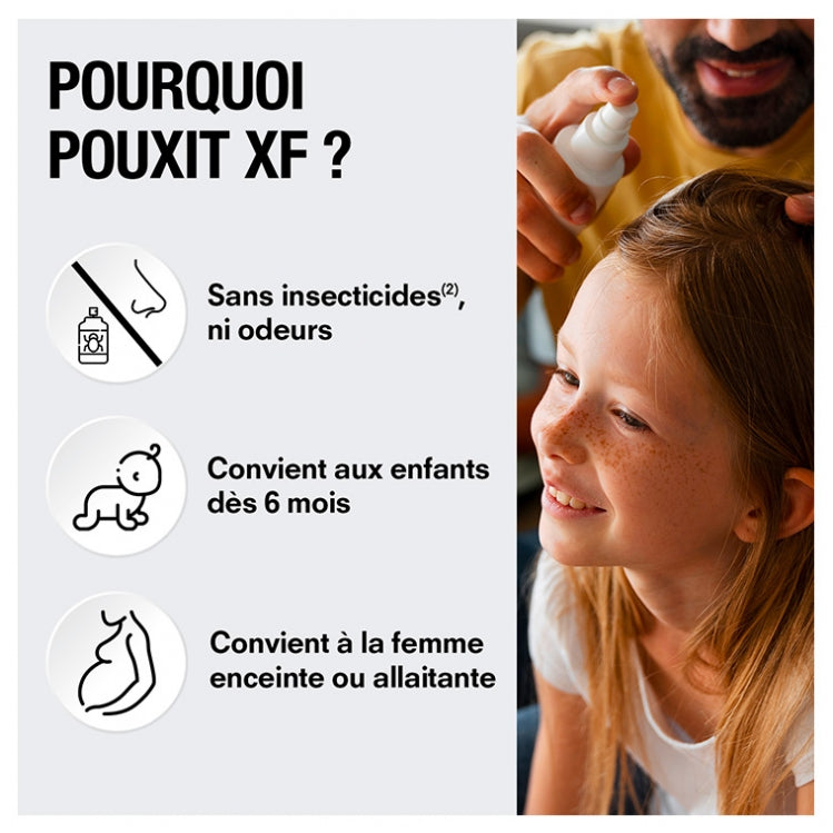 Pouxit XF لوشن مضاد للقمل والصئبان 2x100ml