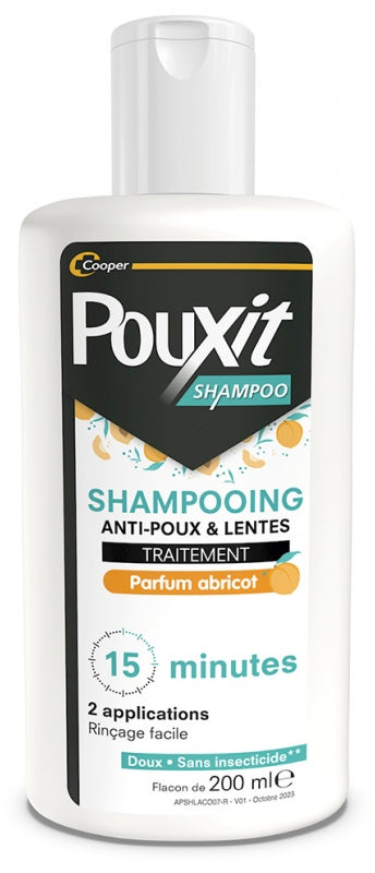 Pouxit Anti-Lice & Nit Treatment Shampoo apricot-scented 200 ml (6.76fl oz)