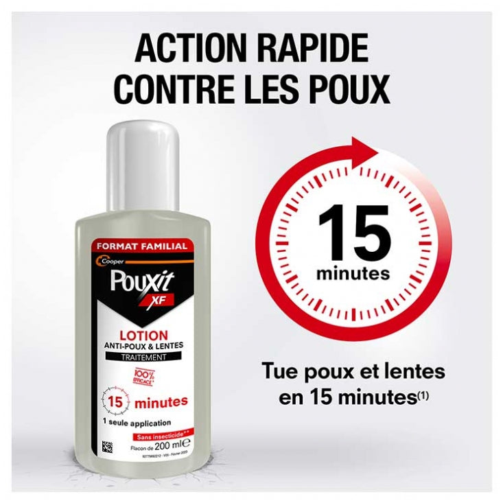 Pouxit XF Lotion anti-poux et lentes 2x200ml