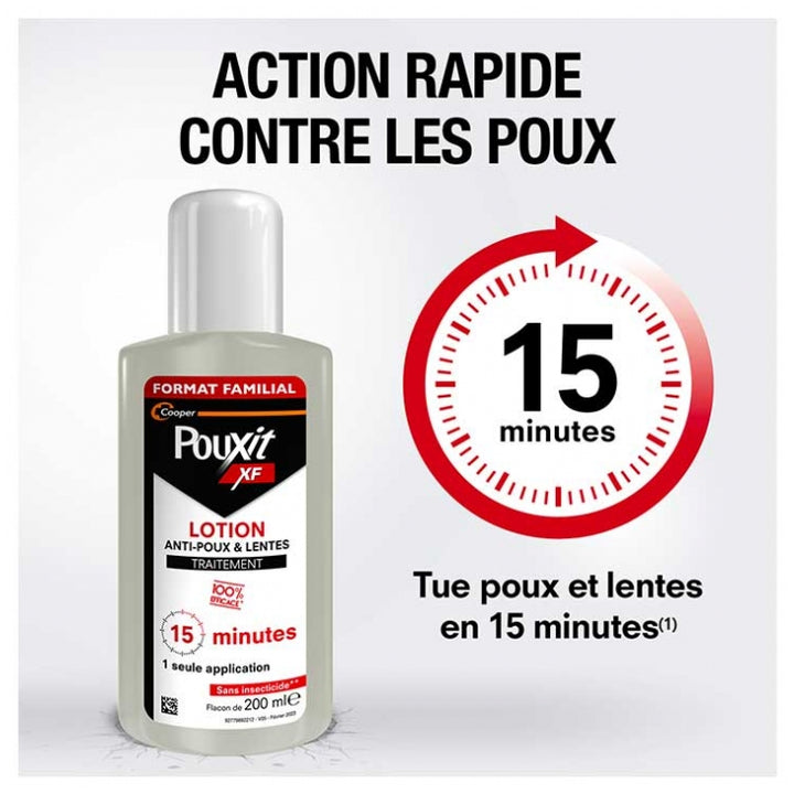 Pouxit XF Lotion anti-poux et lentes 2x200ml