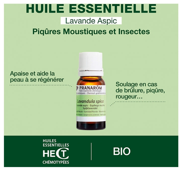 Pranarôm Essential oils Organic Spike Lavender Essential Oil 10 ml (0.34fl oz)