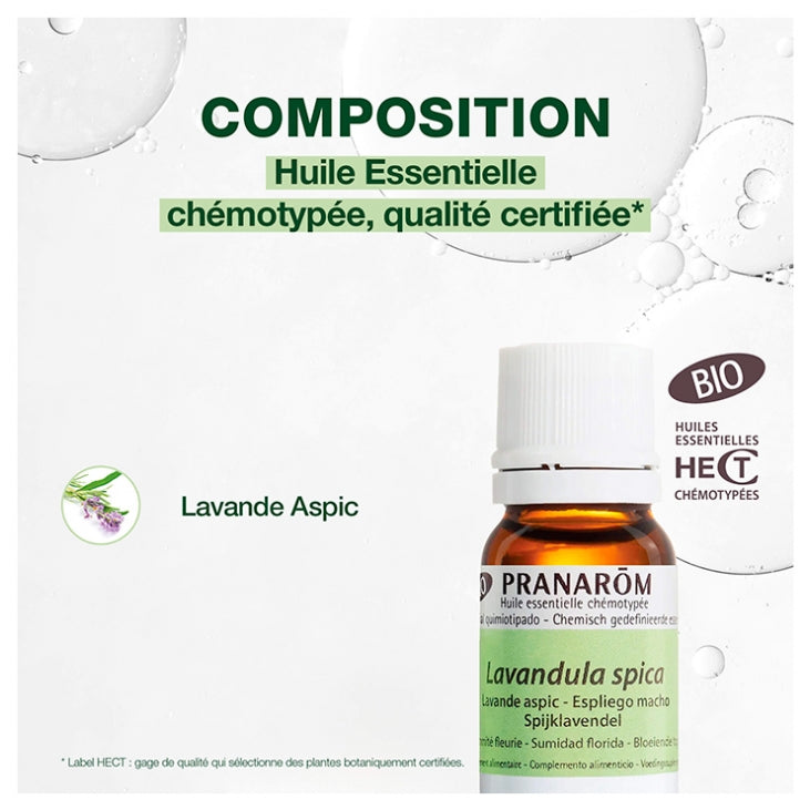 Pranarôm Essential oils Organic Spike Lavender Essential Oil 10 ml (0.34fl oz)