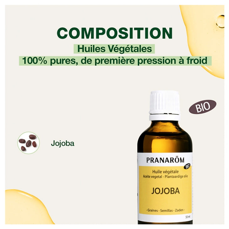 Pranarôm Plant oils Bioes Vegetable Jojoba Oil 50ml (1.69fl oz)