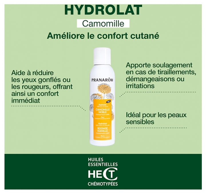 Pranarôm Les Hydrolats Roomse kamille bio voor de gevoelige huid 150ml
