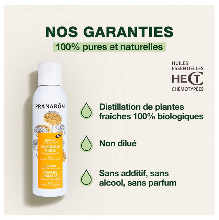 Pranarôm Les Hydrolats Roomse kamille bio voor de gevoelige huid 150ml