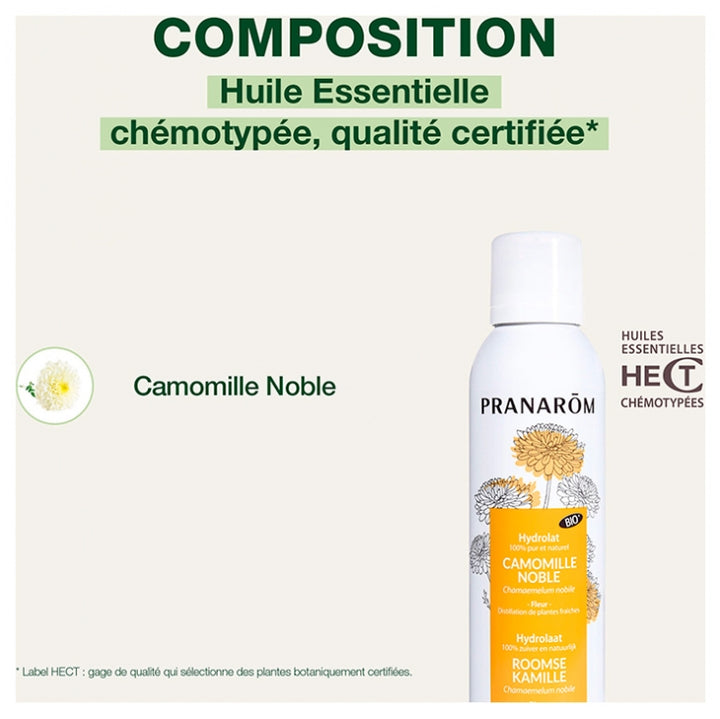 Pranarôm Les Hydrolats Roomse kamille bio voor de gevoelige huid 150ml