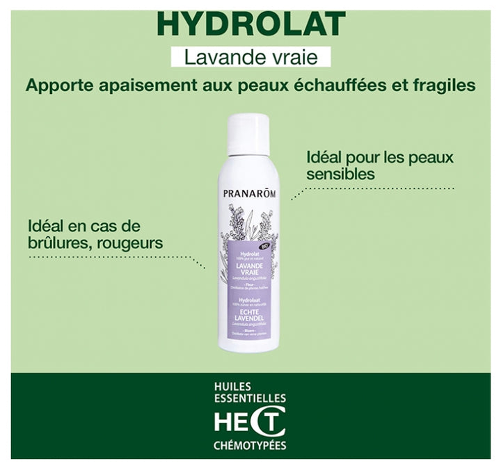 Pranarôm Les Hydrolats Idrolato di lavanda biologica per pelli fragilizzate 150ml