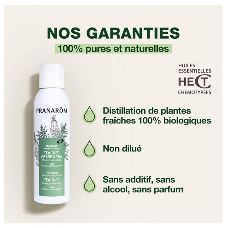 Pranarôm Les Hydrolats ORGANIC TEA TREE Hidrolato para pieles dañadas 150ml