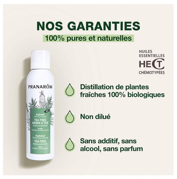 Pranarôm Les Hydrolats ORGANIC TEA TREE Hidrolato para pieles dañadas 150ml