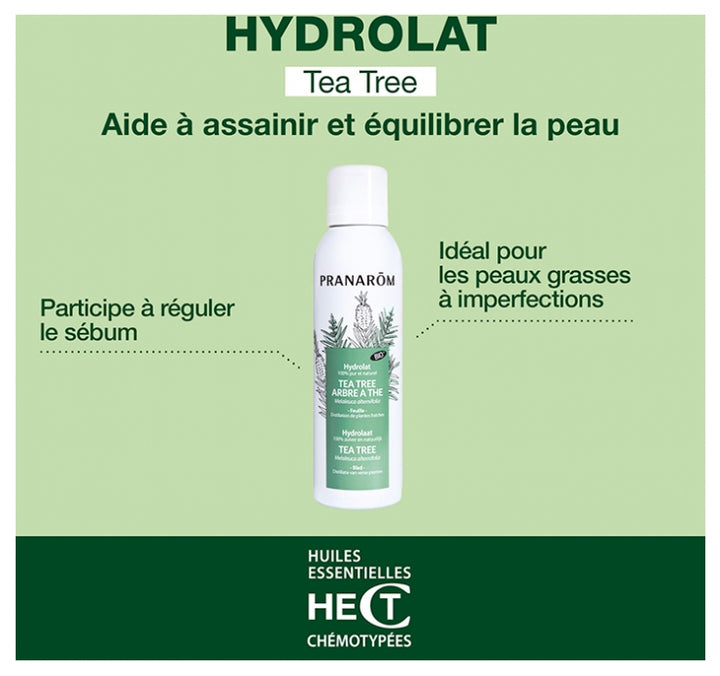Pranarôm Les Hydrolats ORGANIC TEA TREE Hidrolato para pieles dañadas 150ml