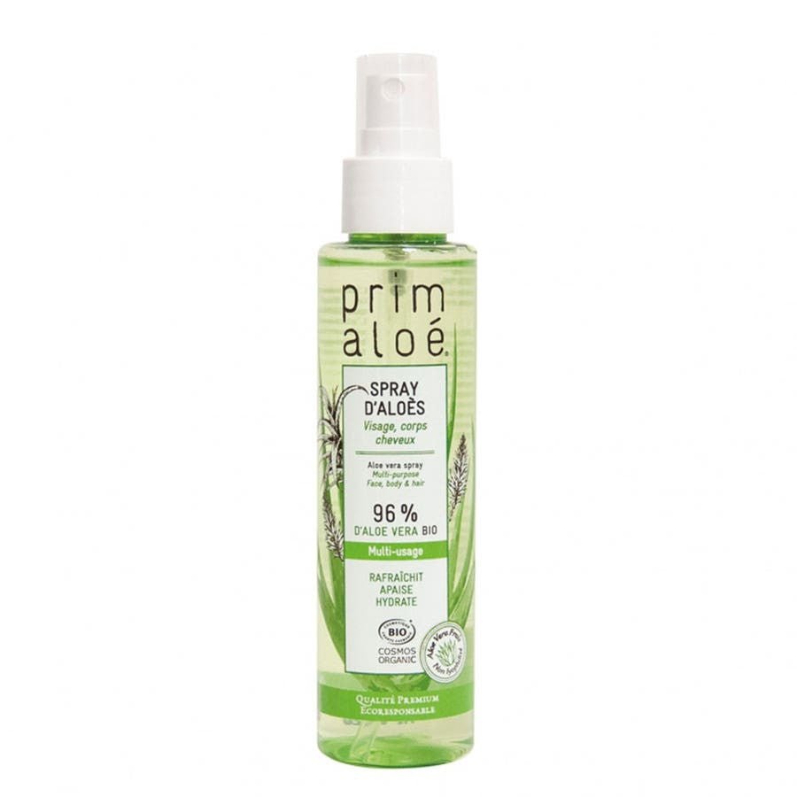 Prim Aloe Aloe Spray Multi Usage Nature 96% Aloe Vera 125ml (4.22fl oz) - FrenchBeautyHub