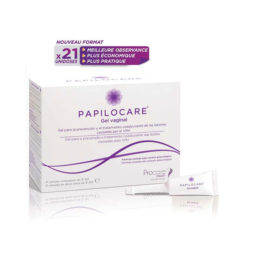 Procare Papilocare Procare Papilocare Vaginal Gel 5ml x21 (0.17fl oz x21) - FrenchBeautyHub