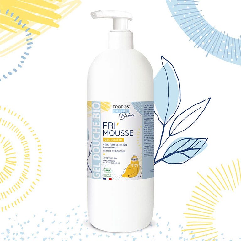 Propos'Nature Fri'mousse Shower Gel Bioes All Skin Types 500ml (16.91fl oz) - FrenchBeautyHub