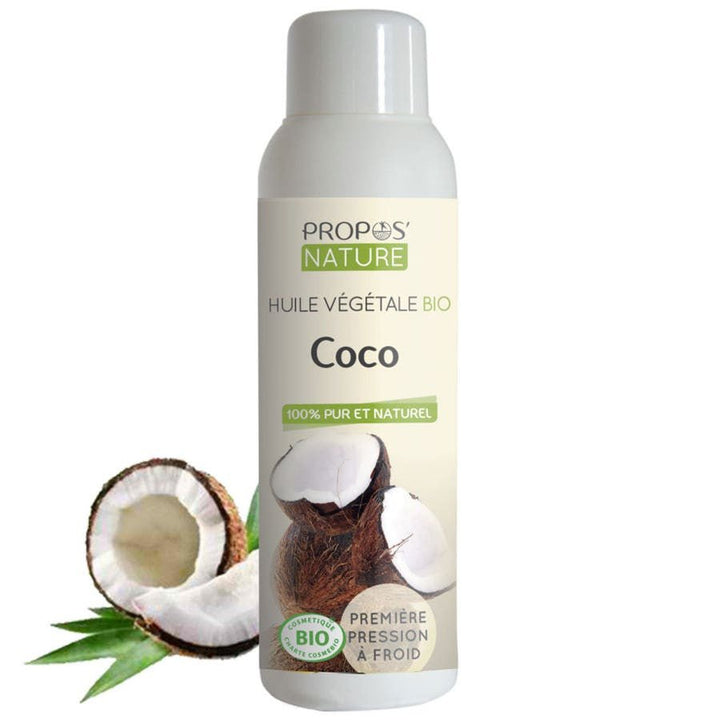 Propos'Nature Organic Coconut Oil 100ml (3.38fl oz) - FrenchBeautyHub