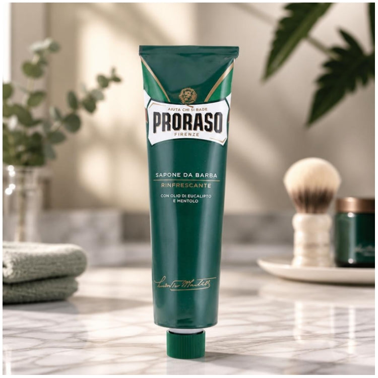 Proraso Scheercrème voor de gecombineerde tot vette huid Green Range 150 ml
