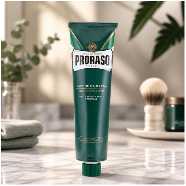 Proraso Scheercrème voor de gecombineerde tot vette huid Green Range 150 ml